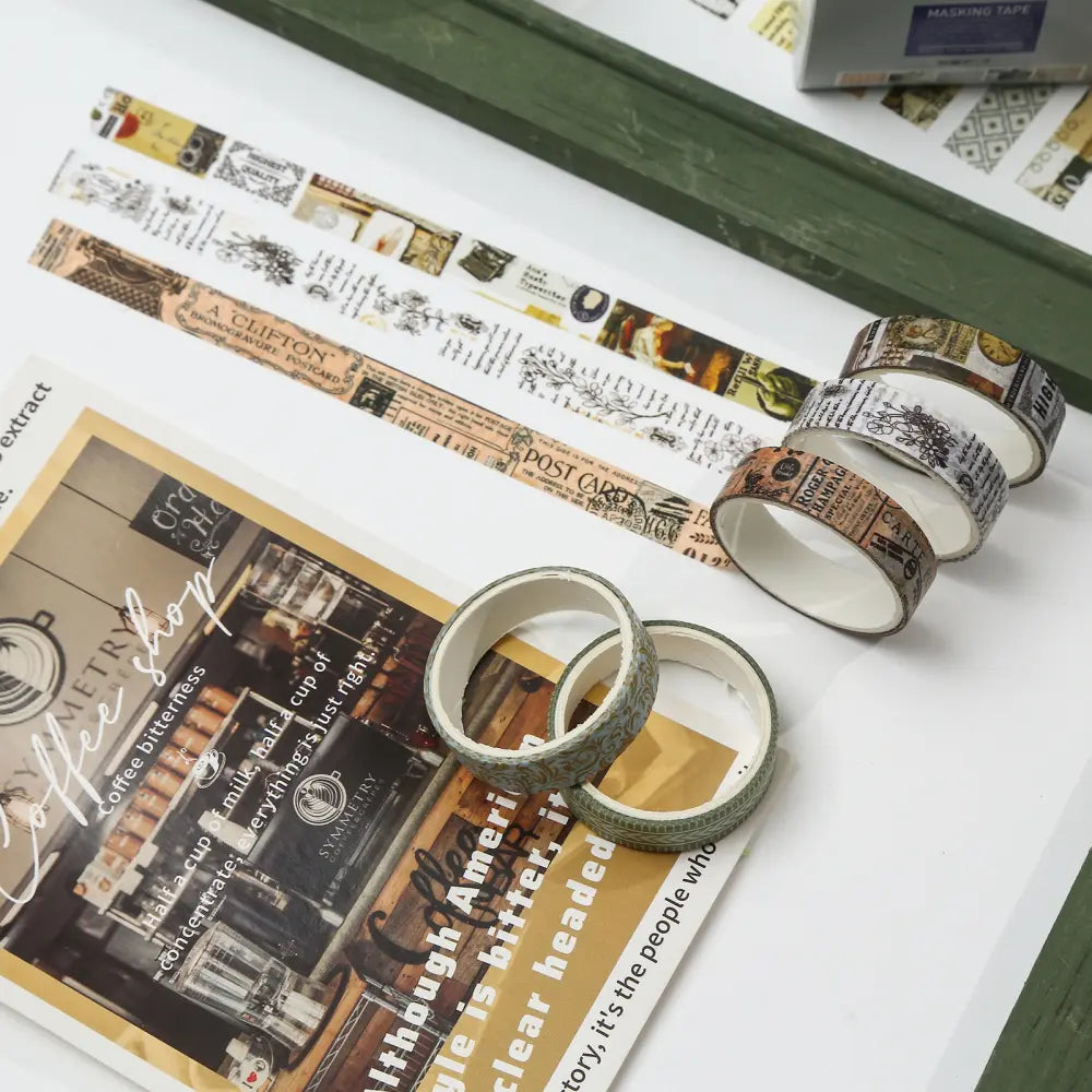 Vintage Collage washi tape style selection image