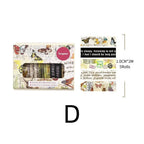 Vintage Collage style 04 washi tape set