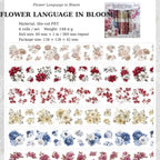 Whisper of Blossoms style 02 washi tape set